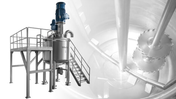 PerMix 1,000 Gallon Jacketed Mixing Tank w/ Agitation & Dispersion Blending