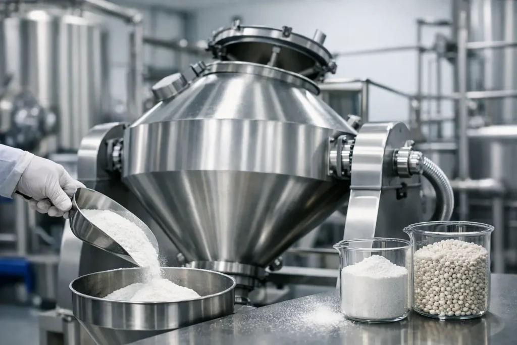 Choosing a Powder Mixer for Agglomeration Control