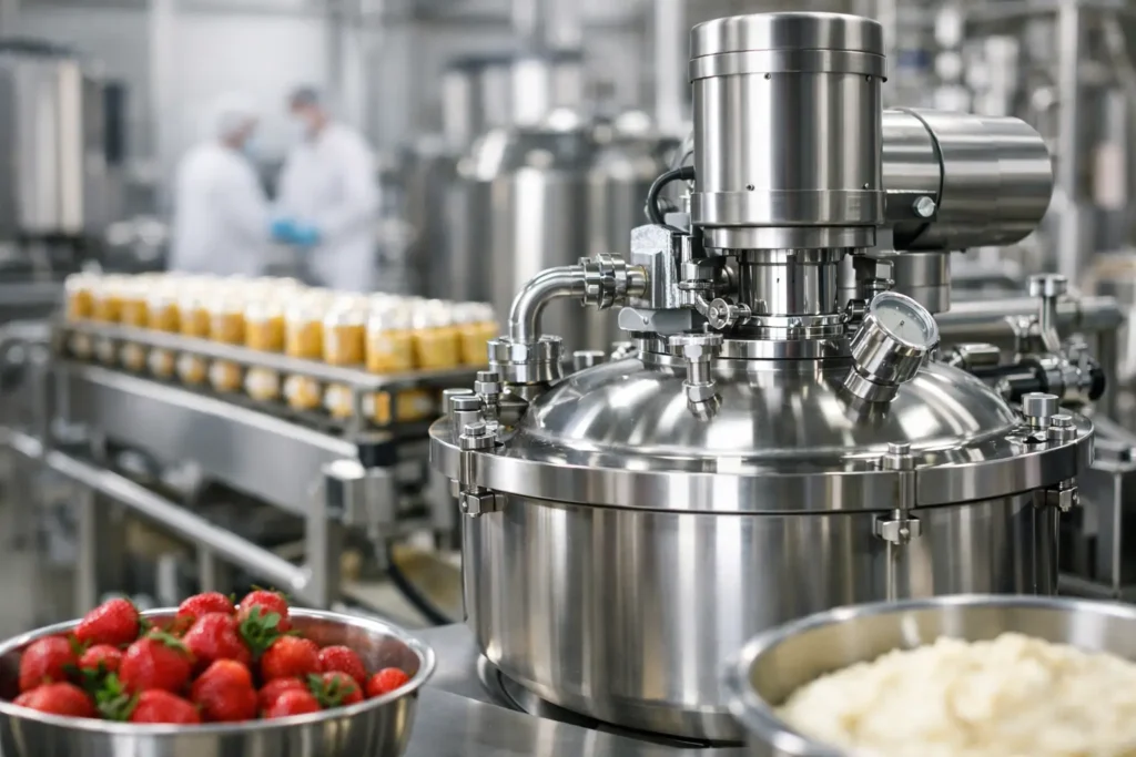 Choosing a Sanitary Mixer for Food Processing