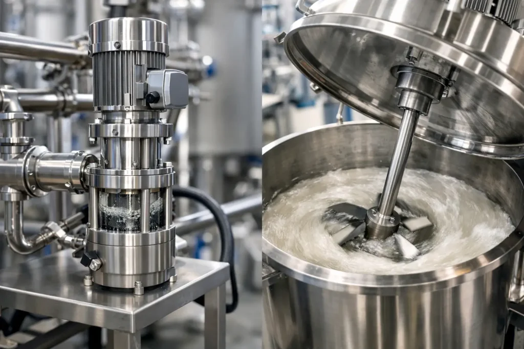 Inline Emulsifier vs Batch Mixer