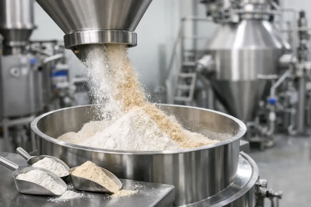 Food Powder Mixing Systems That Fit Process