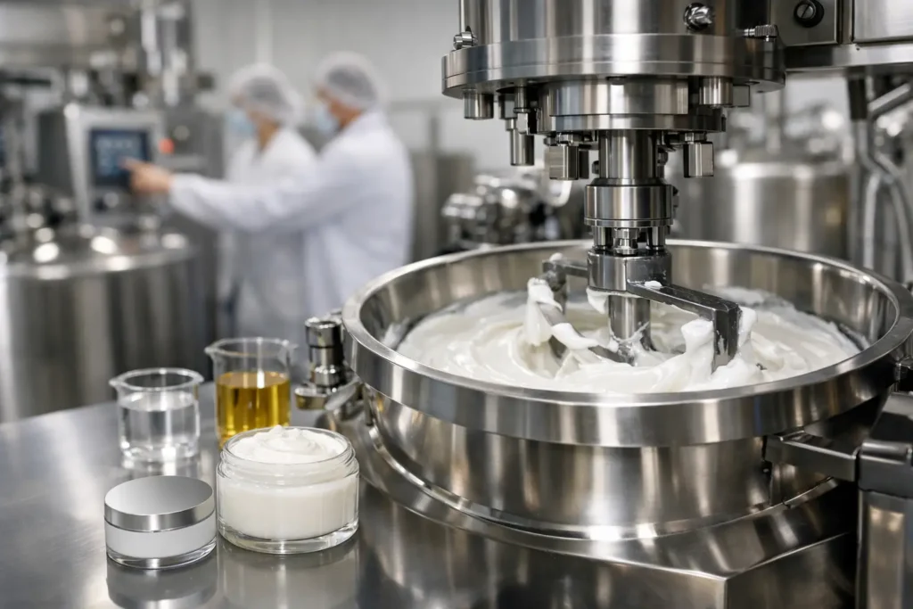 Cosmetic Cream Manufacturing Mixer Selection
