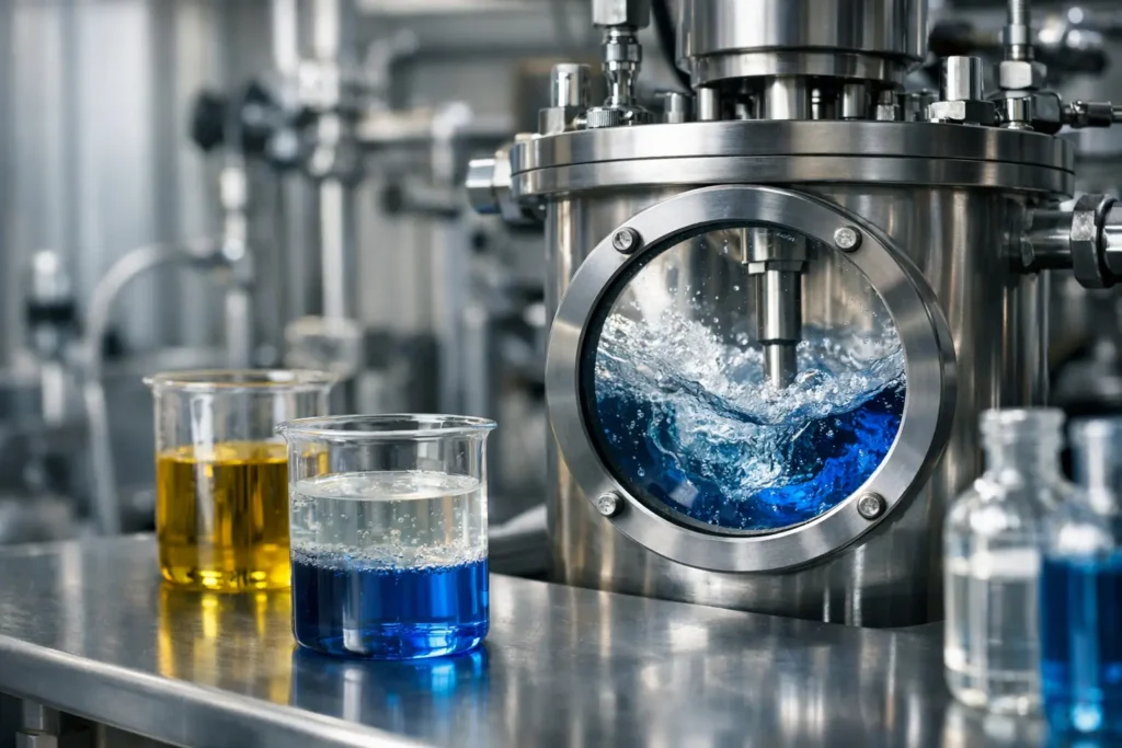 Liquid Liquid Mixing Troubleshooting Guide