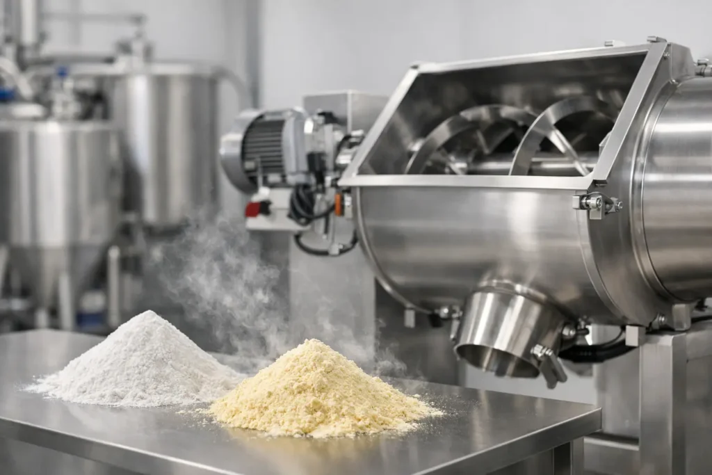 What Mixer Handles Heat Sensitive Powders?